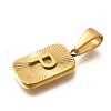 304 Stainless Steel Pendants STAS-S161-01P-G-2