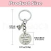 Alloy Enamel & Stainless Steel Keychain KEYC-YW00036-3