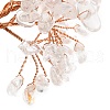 Mother's Day Natural Quartz Crystal Chips Money Tree Decorations DJEW-C016-01M-2