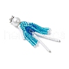 Glass Seed Beads Big Pendants PALLOY-MZ00687-01-3