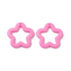 Opaque Acrylic Pendants MACR-M042-02G-1