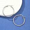 Non-Tarnish 304 Stainless Steel Hoop Earrings for Women EJEW-X0015-02P-02-3