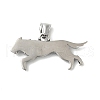 304 Stainless Steel Manual Polishing Pendants STAS-G274-20AS-2