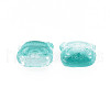 Two Tone Transparent Spray Painted Glass Beads GLAA-T022-03-C04-2