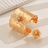 Iron Flower Cuff Bangles & Rings Sets for Women's Parties KD1109-5