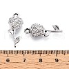Alloy Rhinestone Pendants PALLOY-T090-56P-3