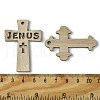 100Pcs Wood Pendants X1-WOOD-G020-01-3