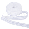 Polyester Ruffled Elastic Cord EW-WH0015-02C-1
