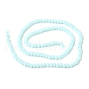 Faceted Rondelle Glass Beads Strands X-GLAA-I033-3mm-11-5