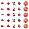 SUNNYCLUE 50Pcs 5 Styles Alloy Enamel Pendants ENAM-SC0005-65-1