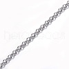 Tarnish Resistant 304 Stainless Steel Rolo Chains CHS-P002-06P-1MM-1