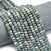 Natural African Turquoise(Jasper) Beads Strands G-P575-A20-6x4mm-1