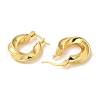 Rack Plating Brass Hoop Earrings EJEW-B062-28G-2
