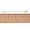 Rack Plating Brass Ends with Chain and Lobster Claw Clasps KK-F873-07G-3