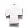 Non-Tarnish 304 Stainless Steel Pendants STAS-E474-16-2