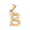 304 Stainless Steel Pendants X-STAS-F235-01G-B-2