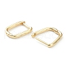 Brass Huggie Hoop Earrings EJEW-P189-01G-2