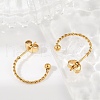 201 Stainless Steel Stud Earring EJEW-C131-06G-3