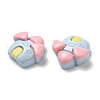 Opaque Resin Cabochons RESI-K027-07-4