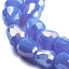 Electroplate Glass Beads Strands EGLA-D030-P4mm-B05-4