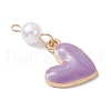 Alloy Enamel Pendants PALLOY-JF03907-4