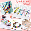 SOFPLATE 120Pcs Resin European Beads FIND-SP0002-05F-6
