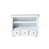 MDF Board Low Cabinet Miniature Ornaments PW-WG12131-01-1