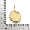 Brass Micro Pave Cubic Zirconia & Enamel Pendants KK-R222-09G-03-3