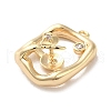 Brass Micro Pave Cubic Zirconia Pendants KK-H455-32G-2
