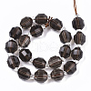 Natural Smoky Quartz Beads Strands G-R462-01-2