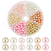   300Pcs 6 Colors Glass Pearl Beads HY-PH0001-13-1