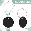 BENECREAT 50Pcs Acrylic Round Sheet Pendants DIY-BC0014-03B-2