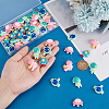   50Pcs 5 Styles Space Theme Opaque Resin Decoden Cabochons RESI-PH0002-20-3