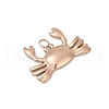 Ion Plating(IP) 304 Stainless Steel Pendants STAS-E182-08RG-2