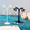  8 Pairs 8 Style Brass Hoop Earrings EJEW-PJ0001-05-7