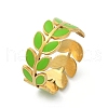304 Stainless Steel Adjustable Cuff Rings RJEW-Q015-03G-A-2