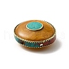 Brass Beeswax Beads KK-H437-08AG-4