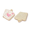 Alloy Enamel Pendants ENAM-O001-11N-G-2