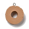 Opaque Resin Pendants RESI-D055-061P-3