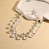 Resin Teardrop Beaded Necklaces for Women FS-WGB04AC-03-1