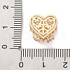 Rack Plating Brass Micro Pave Cubic Zirconia Beads KK-Z082-12G-3