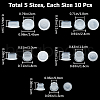 Gorgecraft 50Pcs 5 Style Plastic Bottle Stoppers AJEW-GF0007-50-2