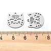 201 Stainless Steel Charms STAS-V001-22-3