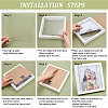 Wood Picture Frame DIY-WH0162-59A-3