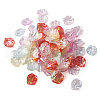 Cheriswelry 120Pcs 6 Colors Transparent Acrylic Pendants MACR-CW0001-08-2