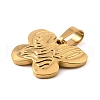Ion Plating(IP) 304 Stainless Steel Pendants STAS-H182-07G-2