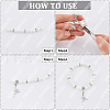 SOFPLATE 160Pcs 4 Styles Tibetan Style Zinc Alloy Tube Bails TIBE-SP0001-05-6