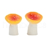 Mushroom Series Resin Display Decorations DJEW-S002-01E-1
