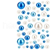BENECREAT Olycraft Plastic Imitation Pearl Beads OACR-BC0001-18-1