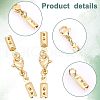 Unicraftale 20 Sets 304 Stainless Steel Lobster Claw Clasps STAS-UN0037-34-4